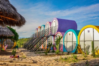At TuboHotel La Tatacoa guests are able to combine both the experience of camping with real beds and permanent...