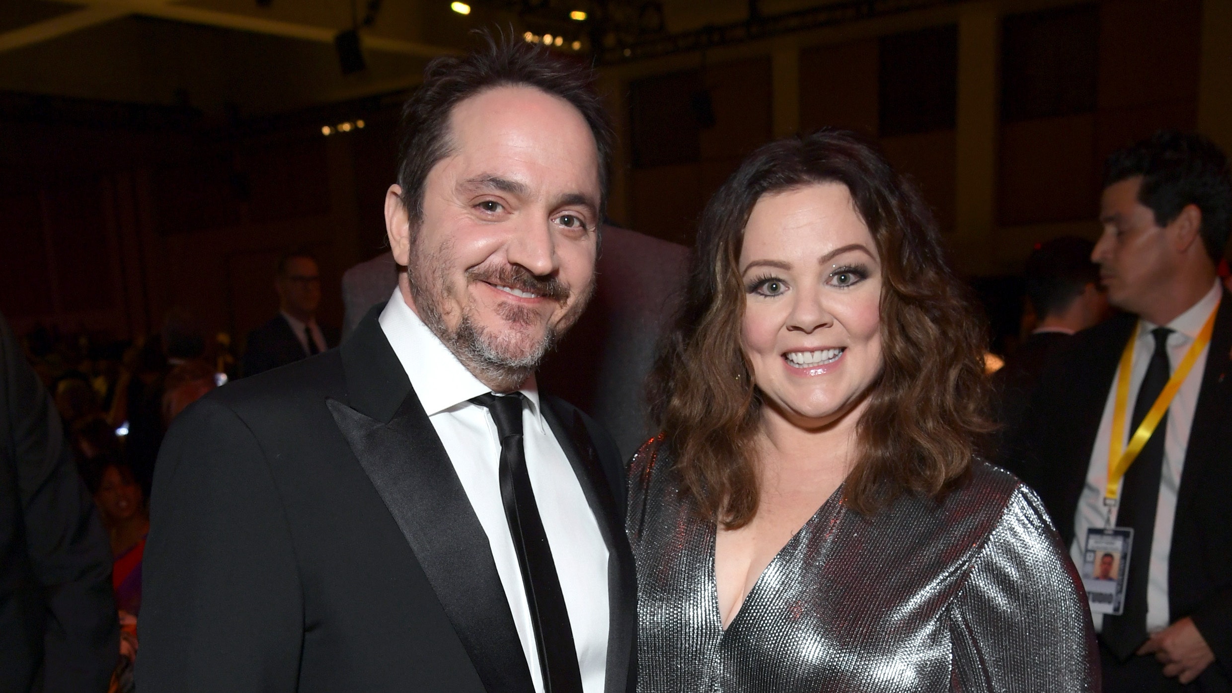 Ben Falcone and Melissa McCarthy smiling