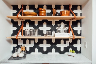 Youre guaranteed to mull over DIY coffee bar ideas when you see this alcove created by Annie Obermann of Forge and Bow....